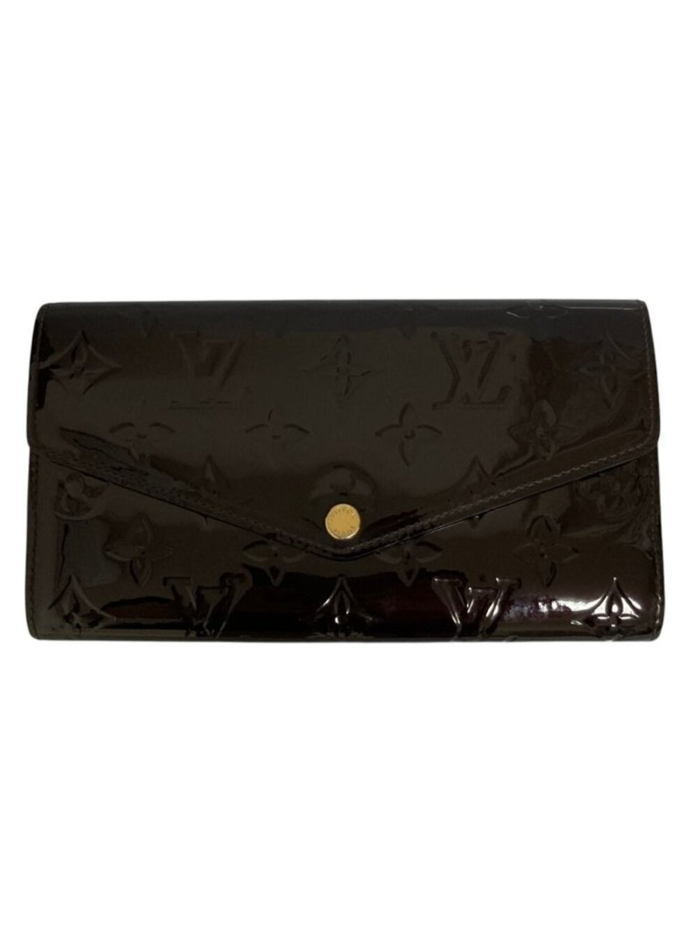 Louis Vuitton Portefeuille Sarah Monogram Vernis Wallet Allamant